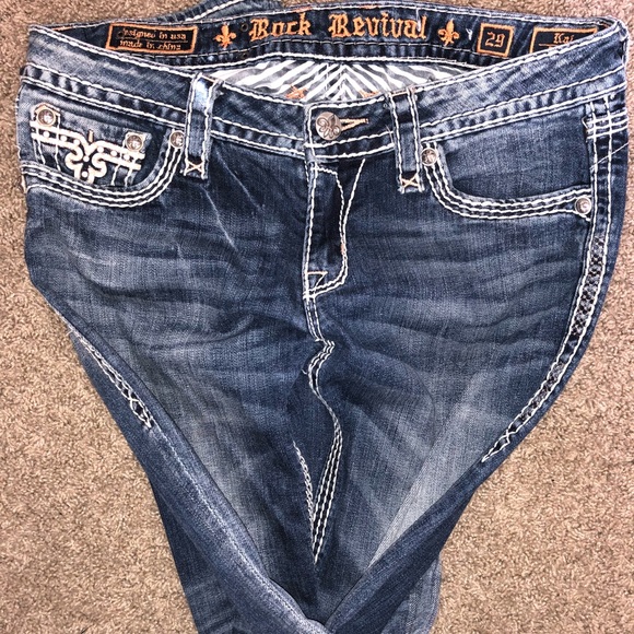 ❌SOLD❌Rock Revival Jeans 29 - Picture 3 of 3